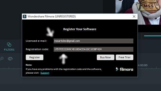 filmora registration code 2016